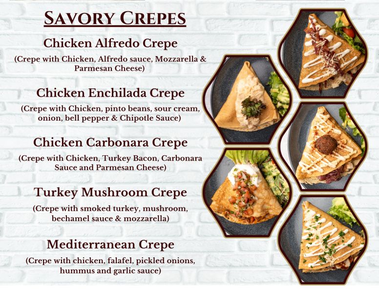 Sleek Creperie - Menu 3