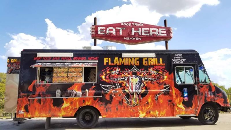 Flaming Grill Barbecue