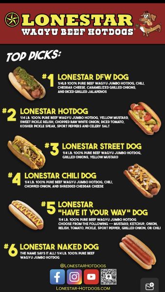 Nana’s Cheesecake® / Lonestar Wagyu Beef Hotdogs® - Menu 2