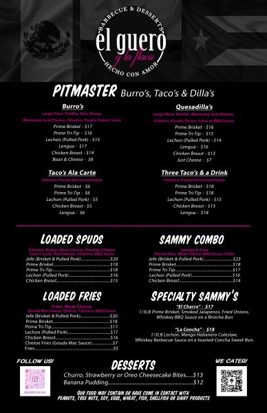 El Guero y La Flaca Craft BBQ & Desserts