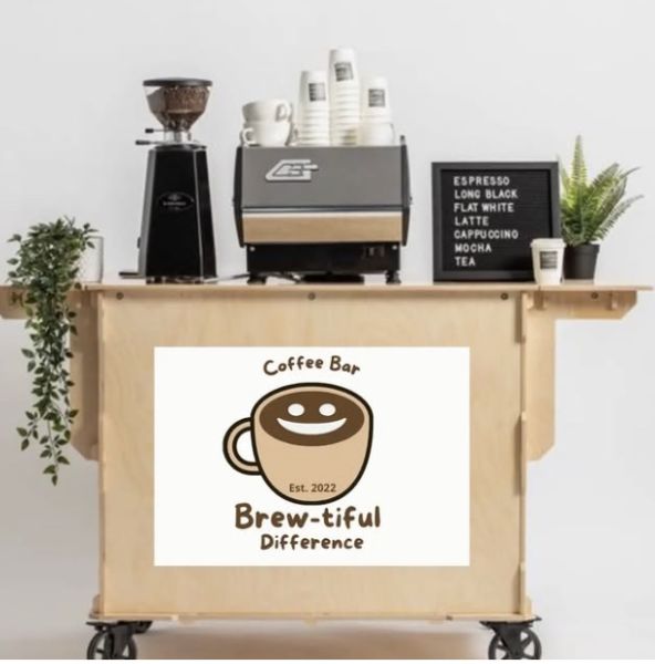 Brew-tiful Difference Mobile Coffee Cart - Primary