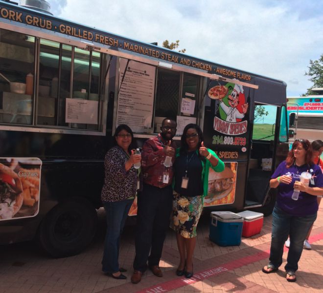 Yummy pizza truck / Yummy BBQ truck, Yummy Catering truck