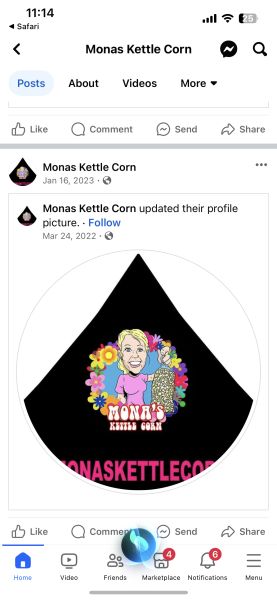 Mona’s kettle corn