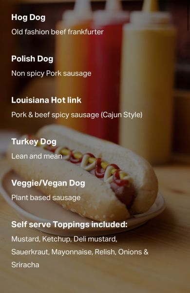 Quick Dog - Menu 1